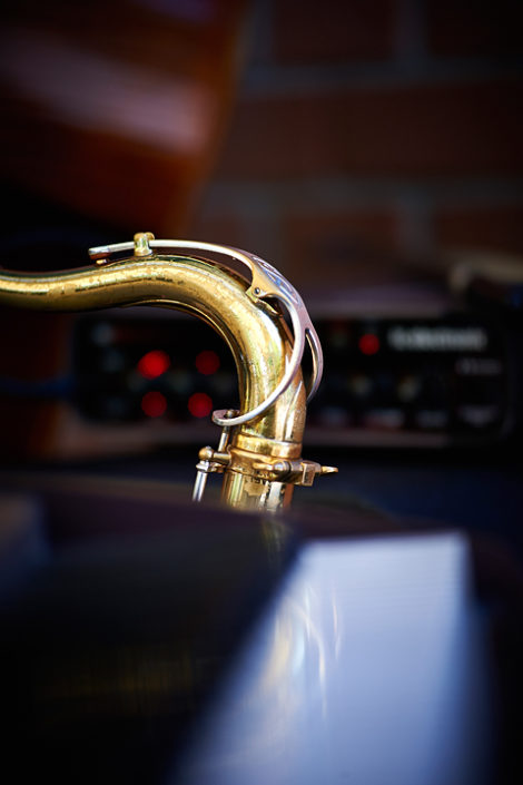 Saxophonklappe im Detail