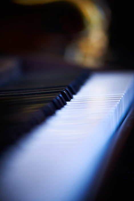 Klaviertasten im Detail