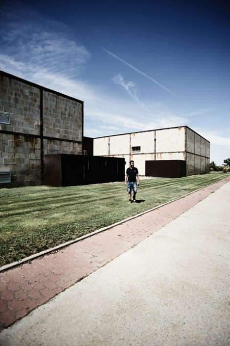 Eduardo García vor San Román Bodegas y Viñedos