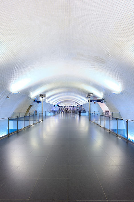 Eine Metrostation in Lissabon