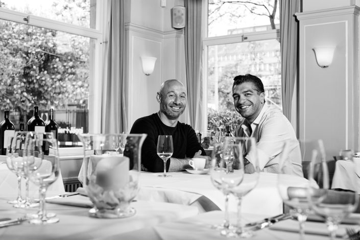 Portrait von Bruno Exposito und Valentino Sivillica, Restaurant Schützengasse, Zürich