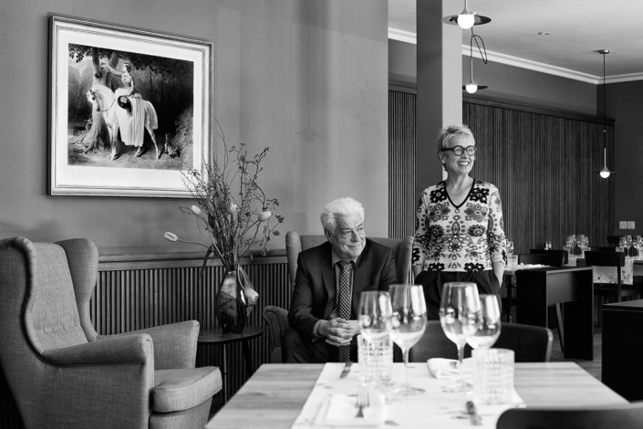 Portrait von Irma Peter und Marcel Buff, Restaurant Alter Tobelhof, Zürich